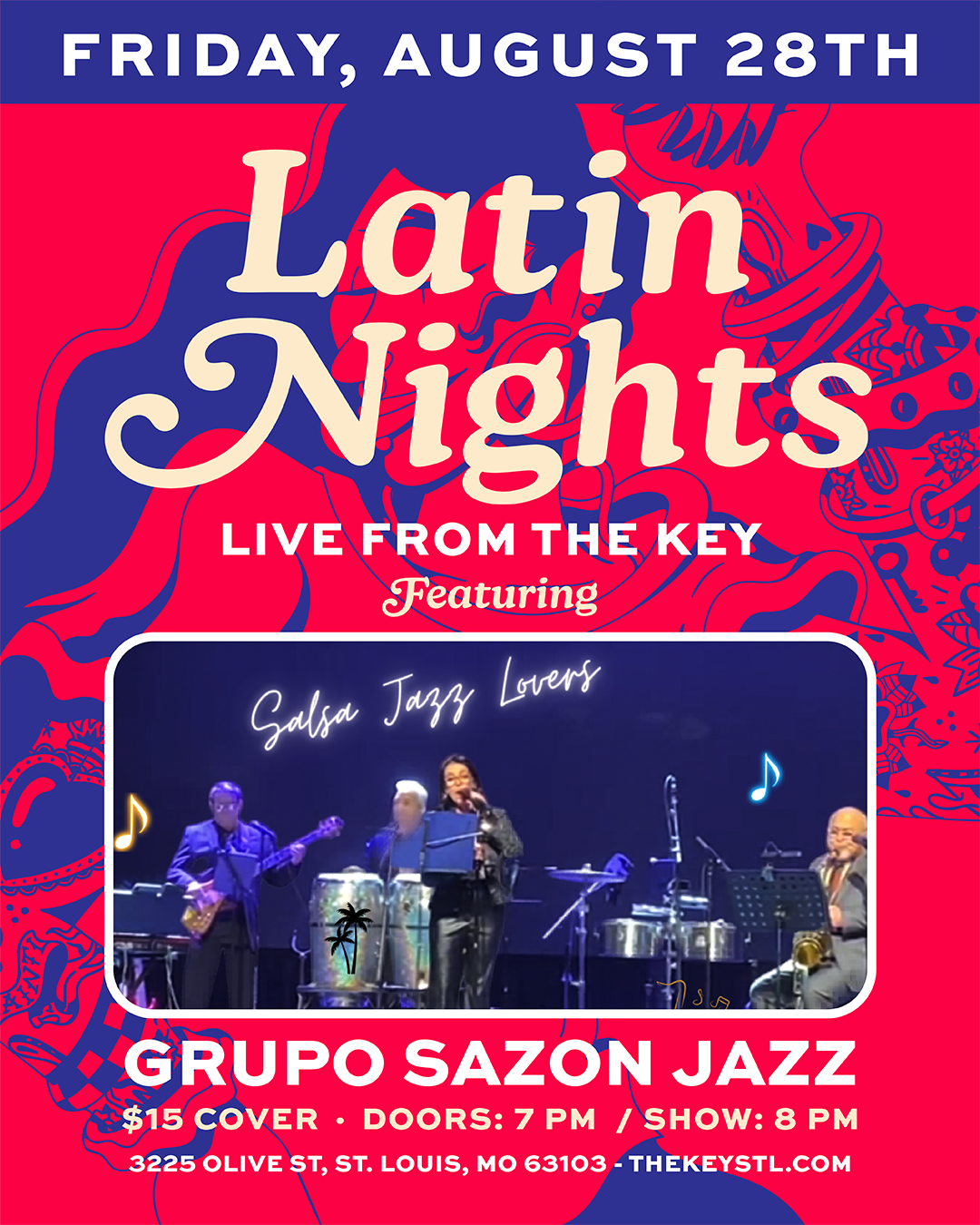 Latin Nights: Grupo Sazon Jazz - Kranzberg Arts Foundation
